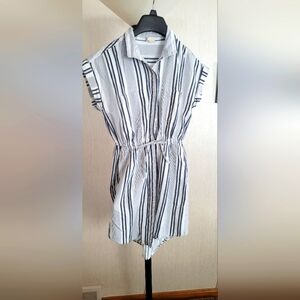 H&M Striped Black and White Women's Top